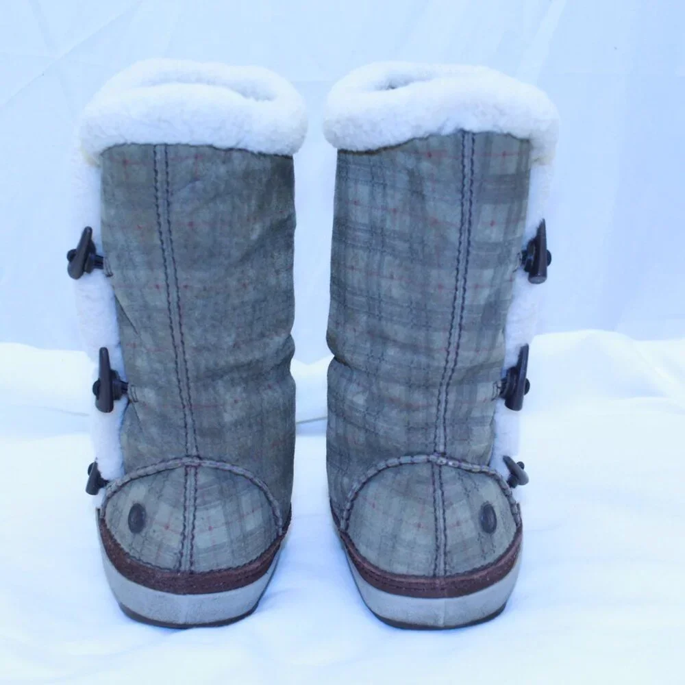 Merrell SZ 7.5 High Sage SPIRIT TIBET Thinsulate Polartec Shearling Boots J20048 - Picture 4 of 16